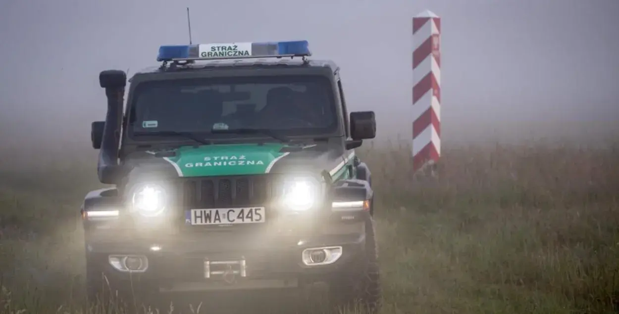 At the border between Poland and Belarus / twitter.com/Straz_Graniczna