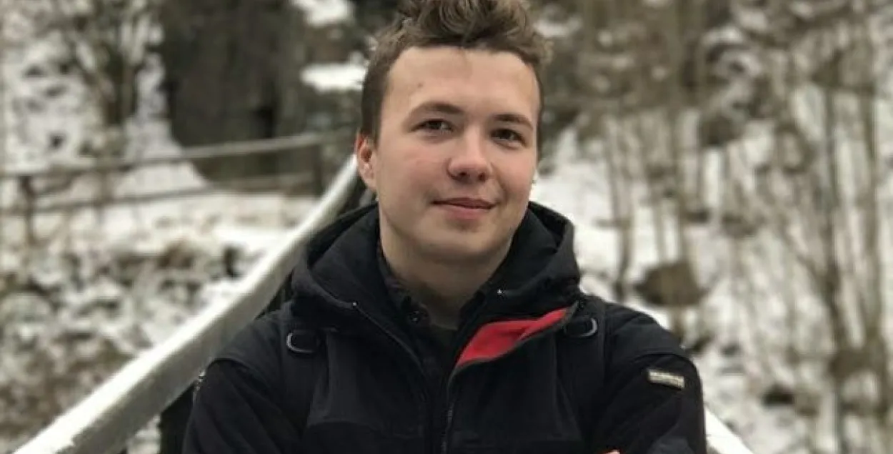 Журналіст Раман Пратасевіч — у Першамайскім РУУС Мінска