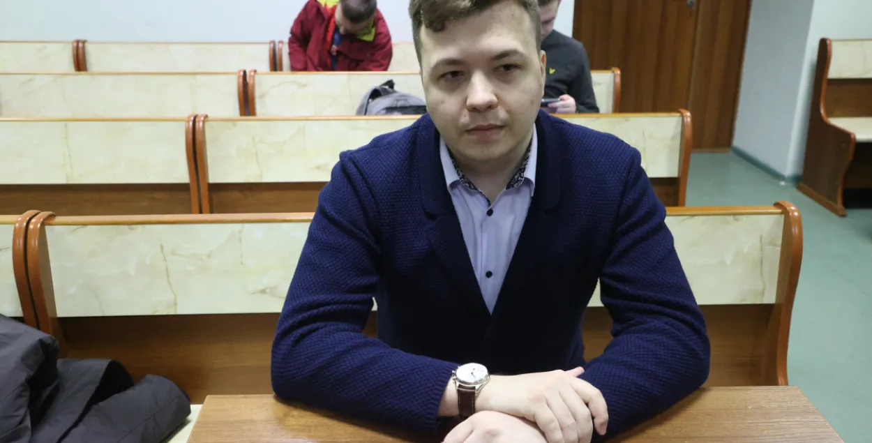Раман Пратасевіч на судзе / sb.by
