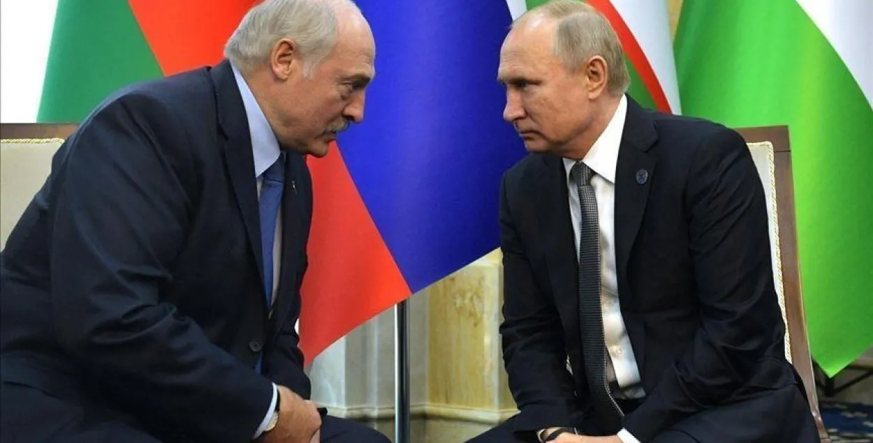 Александр Лукашенко и Владимир Путин
