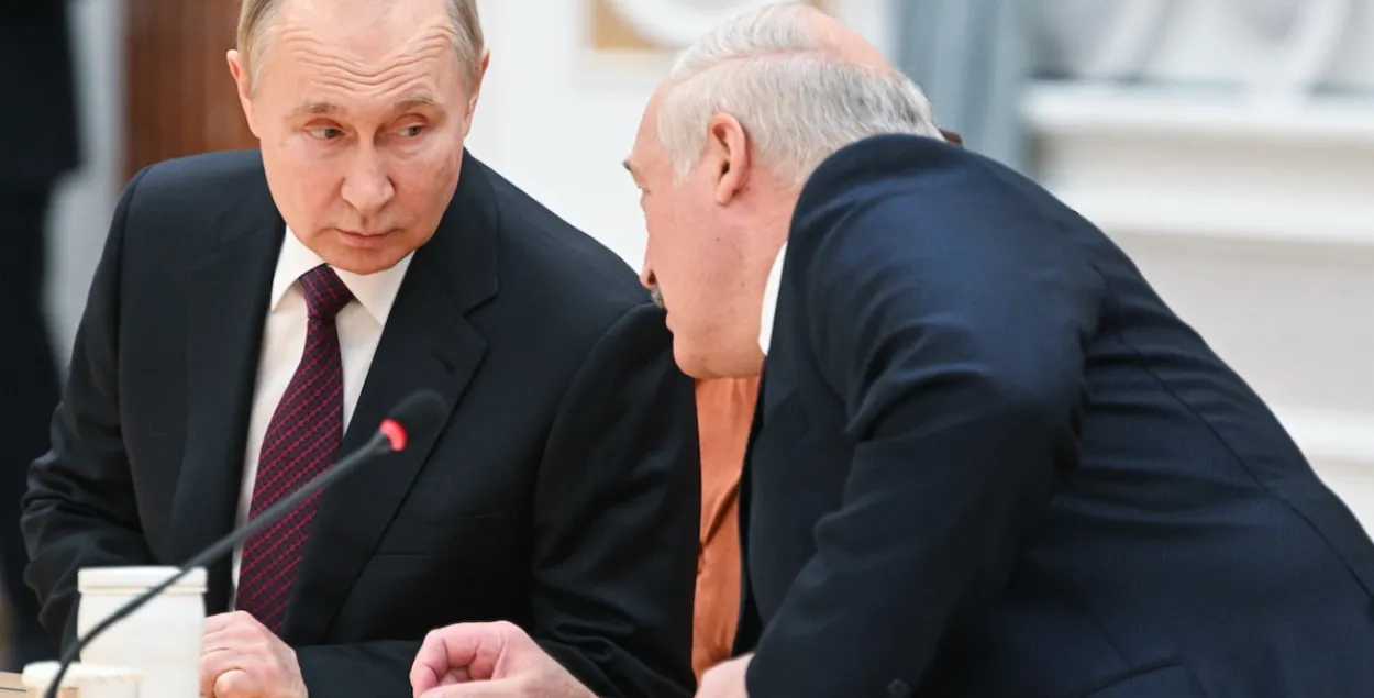 Владимир Путин и Александр Лукашенко
