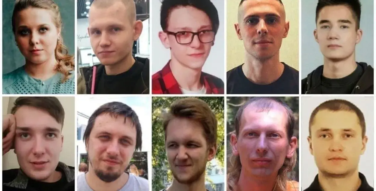 Анархисты-политзаключенные, осужденные Мингорсудом​ / коллаж "Весны"