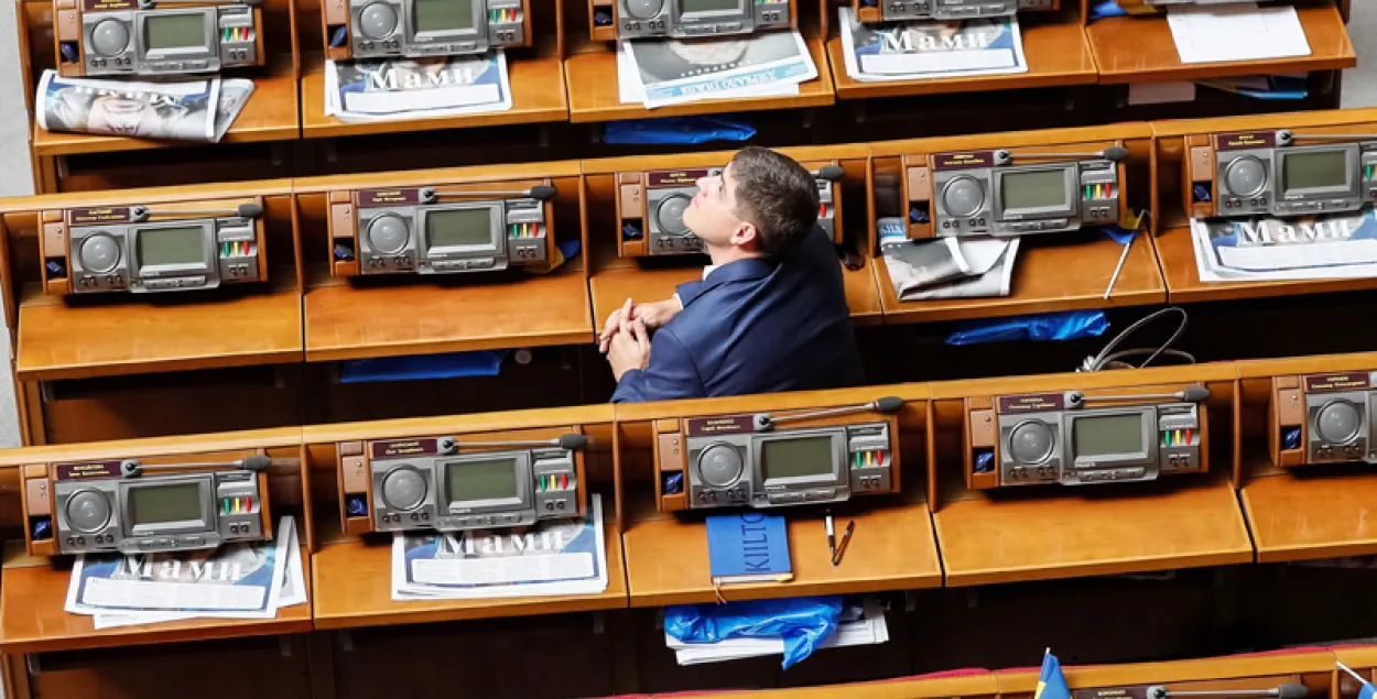 Вярхоўная Рада Украіны прагаласавала за зняцце дэпутацкай недатыкальнасці