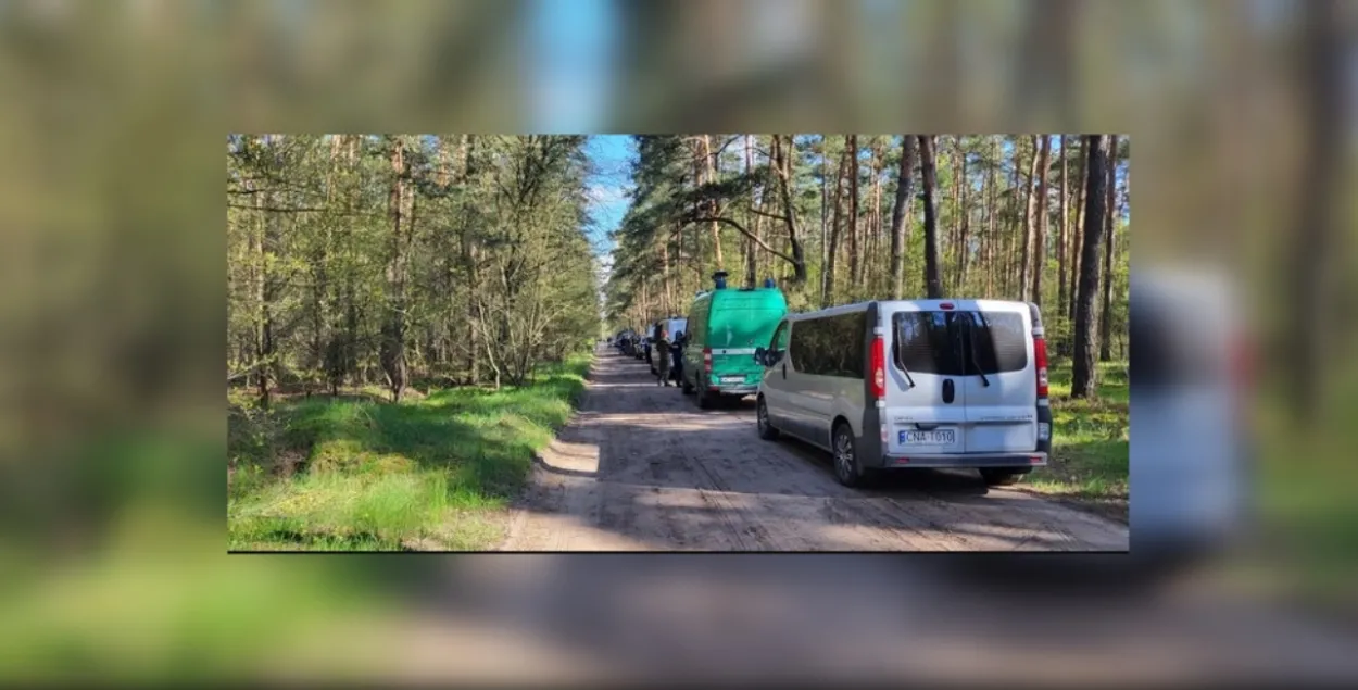 На месте падения ракеты / rmf24.pl
