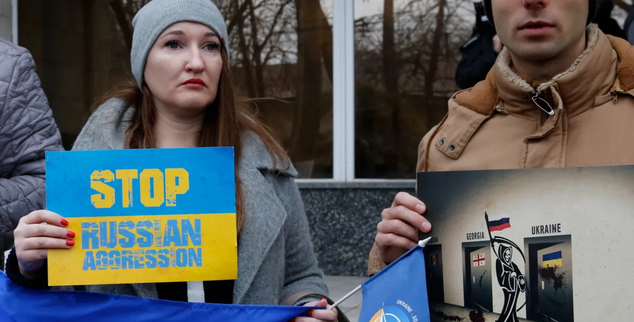 Акцыя супраць расійскай агрэсіі ў Адэсе / Reuters