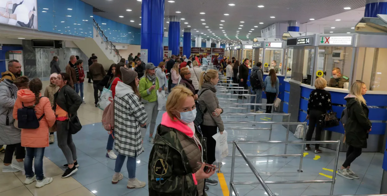 В Национальном аэропорту Минск / Reuters​