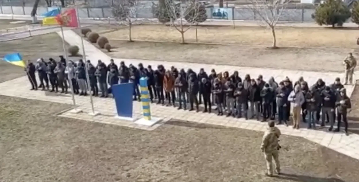 Скрыншот з відэа / дзяржаўная памежная служба Украіны​