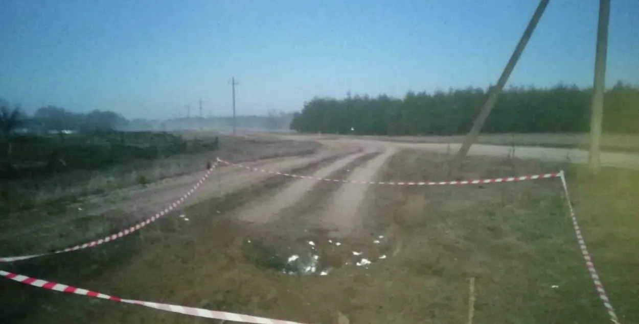 "A shell crater. But when was the explosion?"