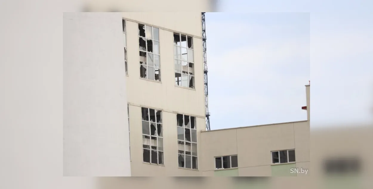 Последствия взрыва на комбинате в Светлогорске / sn.by
