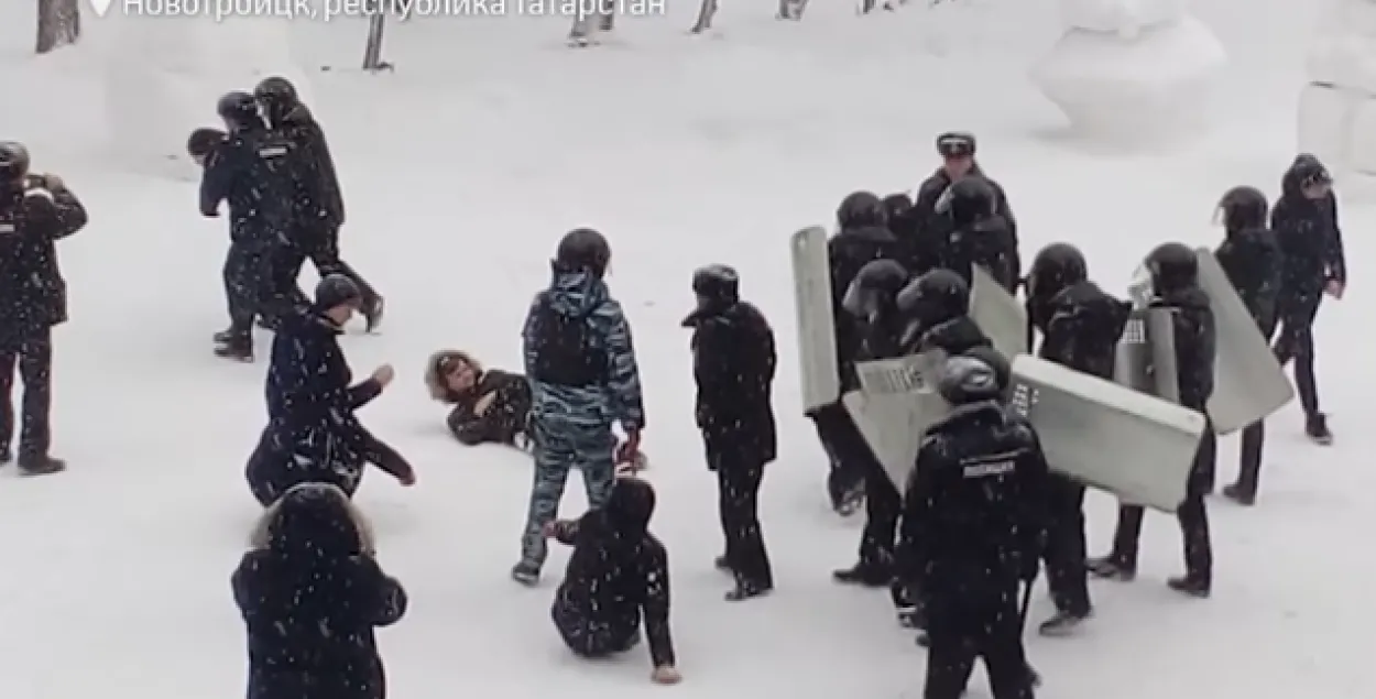 Во время учений / Скриншот с видео​