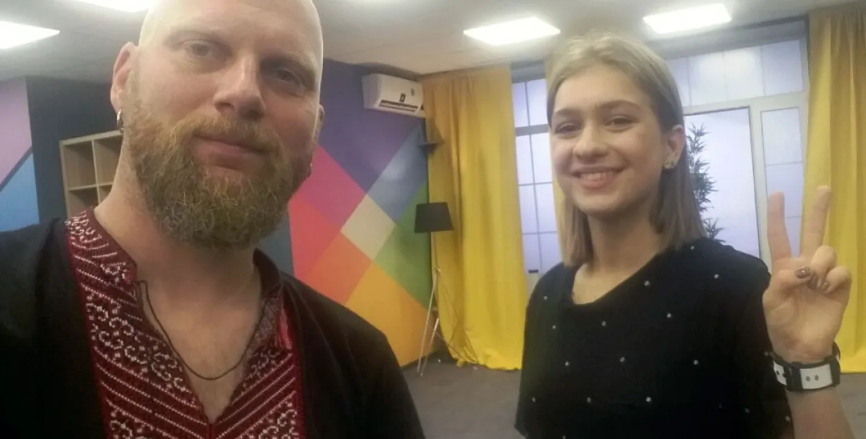 Селф Таболича с участницей "Фабрики звёзд" Зиной Куприянович