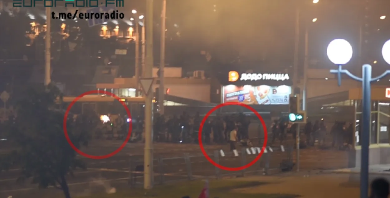 The moment when&nbsp;Alyaksandr Taraikouski died / a still shot from the video​