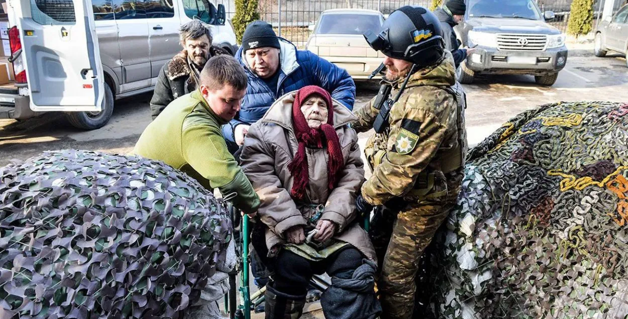 Эвакуация из Бахмута / Национальная полиция Украины
