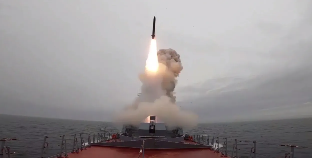 Запуск расійскай ракеты "Калібр" / ілюстрацыйнае фота&nbsp;@mod_russia
