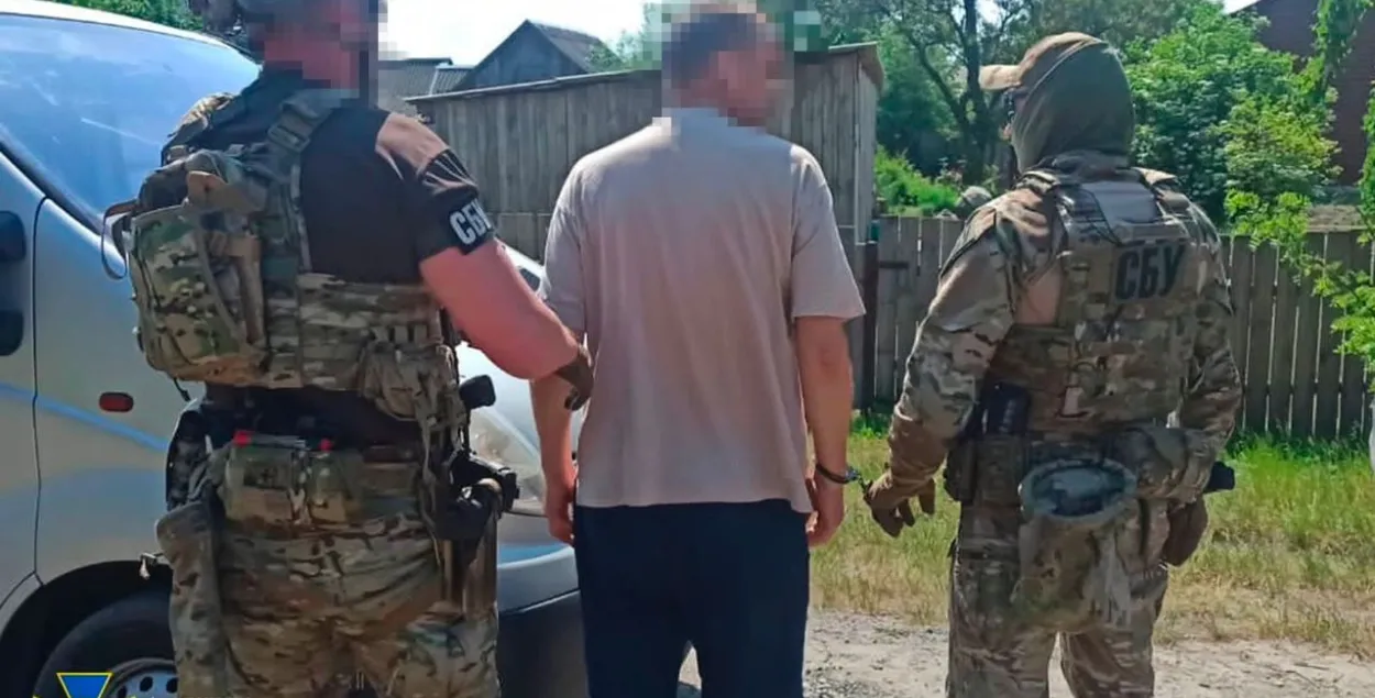 СБУ затрымала беларуса па абвінавачанні ў шпіянажы / t.me/SBUkr

