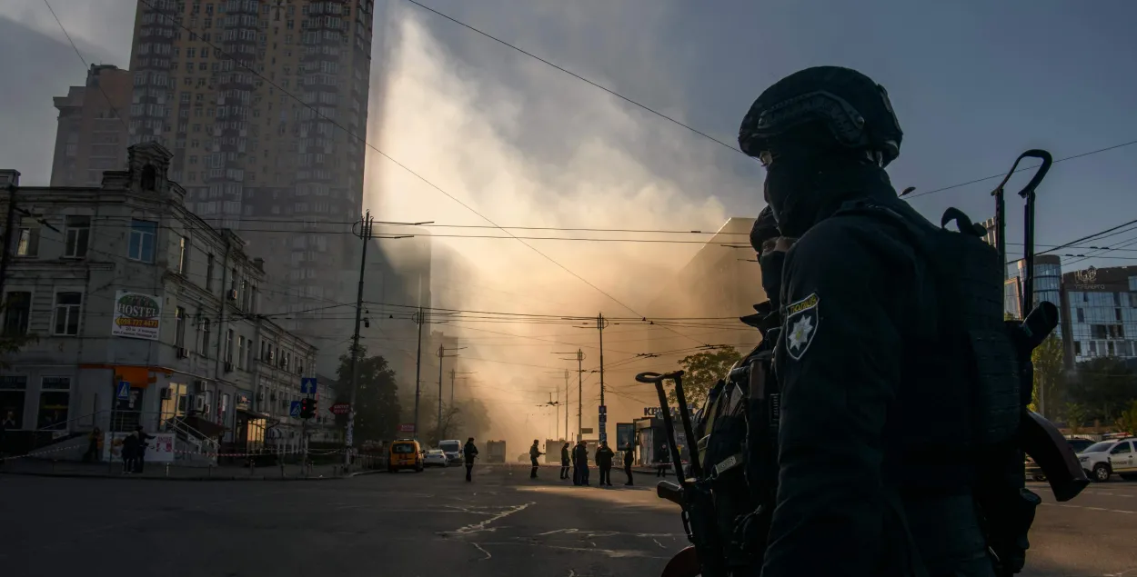 Наступствы абстрэлаў у Кіеве /&nbsp;Getty Images
