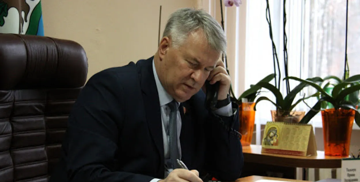 Рэктар ГрДМУ Віктар Сняжыцкі / ostrovets.by