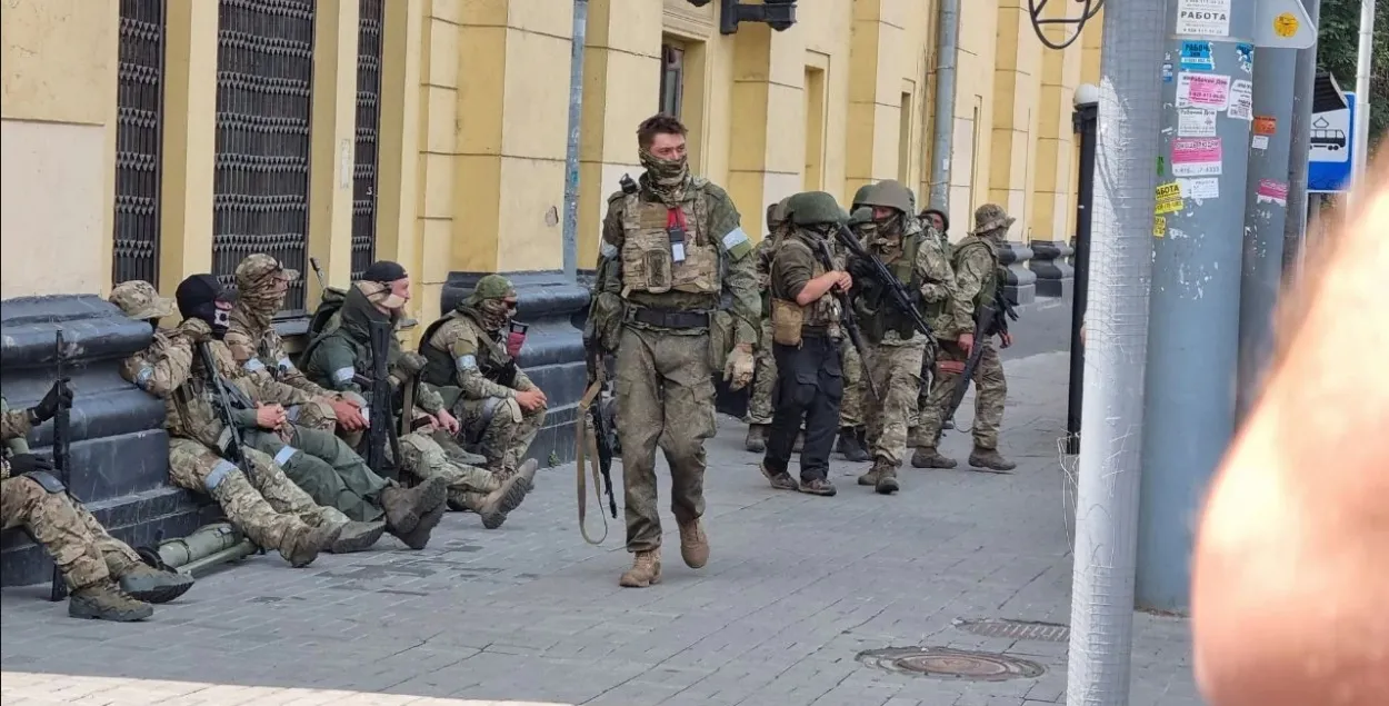 Вагнераўцы ў Растове / privet-rostov.ru
