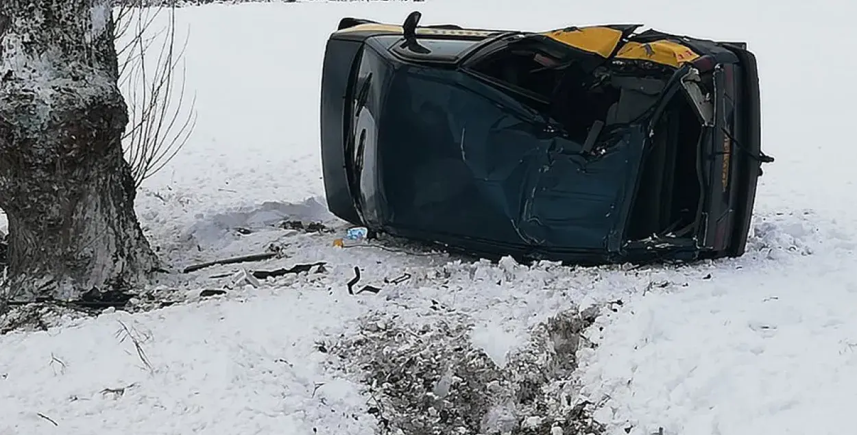 Авария в Витебском районе / УГАИ УВД Витебского облисполкома