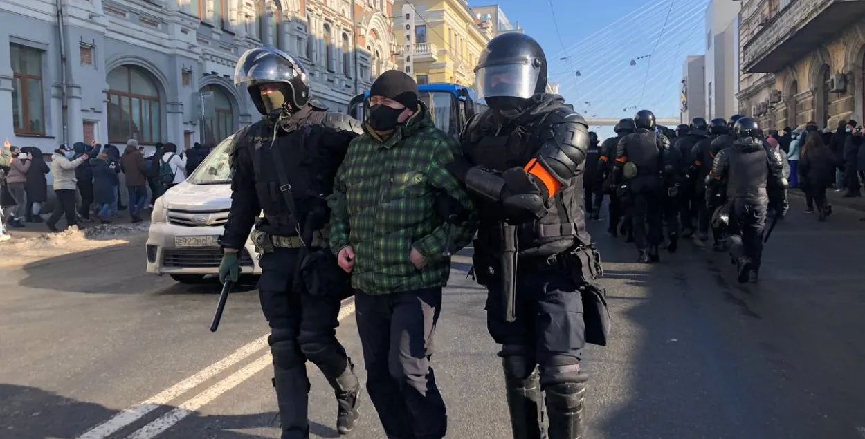 Затрыманне ва Уладзівастоку / Валерый Федарэнка, "Новая газета"