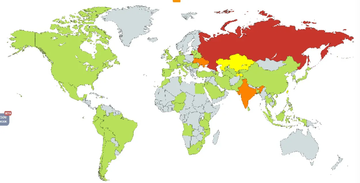 МУС Беларусі не атрымлівала заяваў з нагоды кібератакі віруса WannaCry
