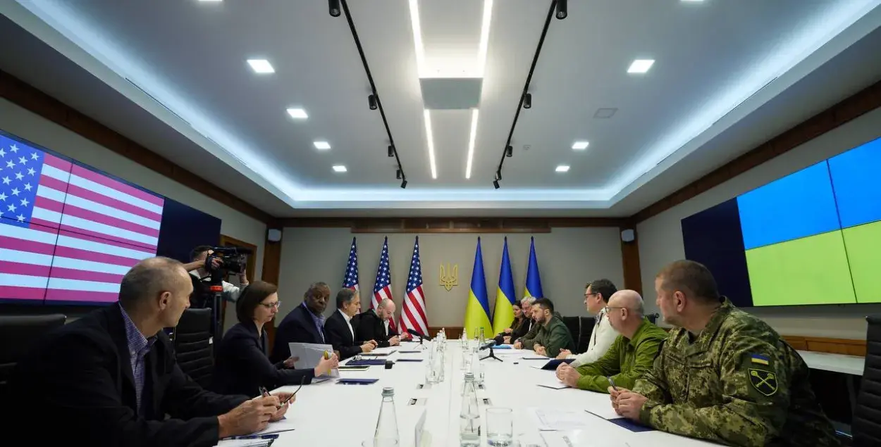 Кіраўнікі Дзярждэпартамента ЗША і Пентагона ў Кіеве сустракаліся з Зяленскім