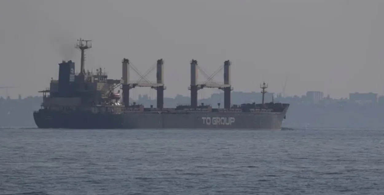Сухогруз&nbsp;Tq Samsun под турецким флагом вышел вчера из Одесского морского порта / Reuters
