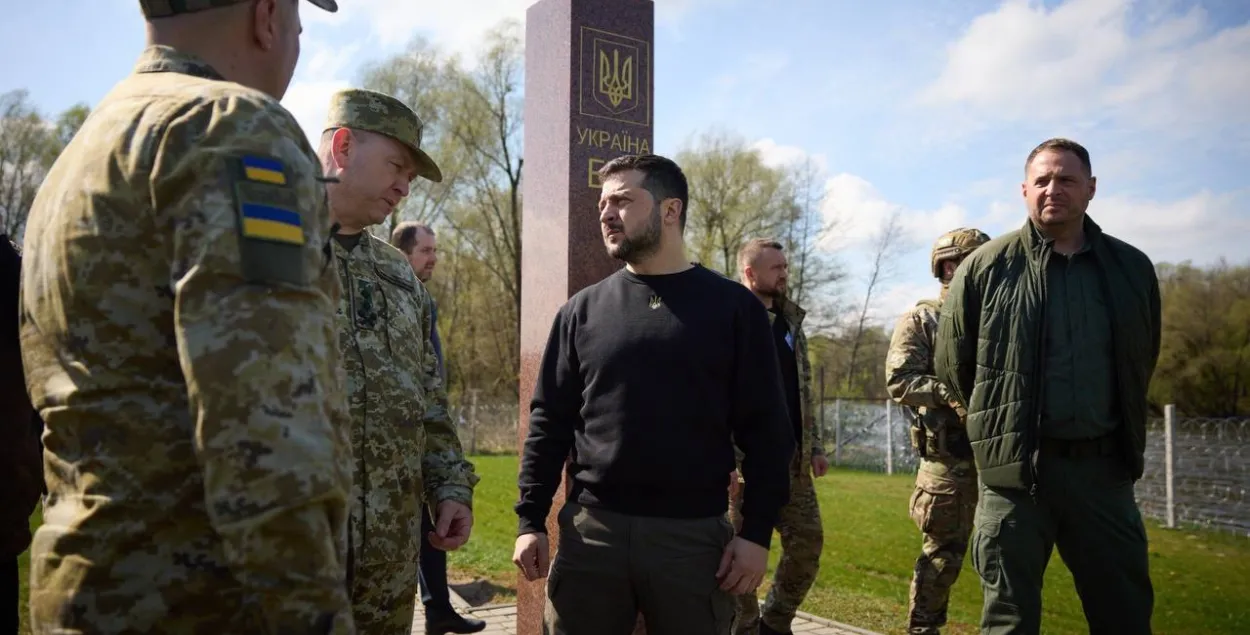 Владимир Зеленский на границе /&nbsp;president.gov.ua
