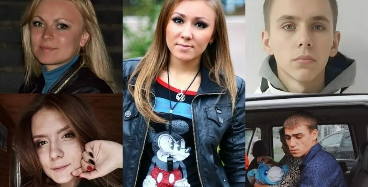 Задержанные во время хапуна в Жлобине / t.me/nashaniva
