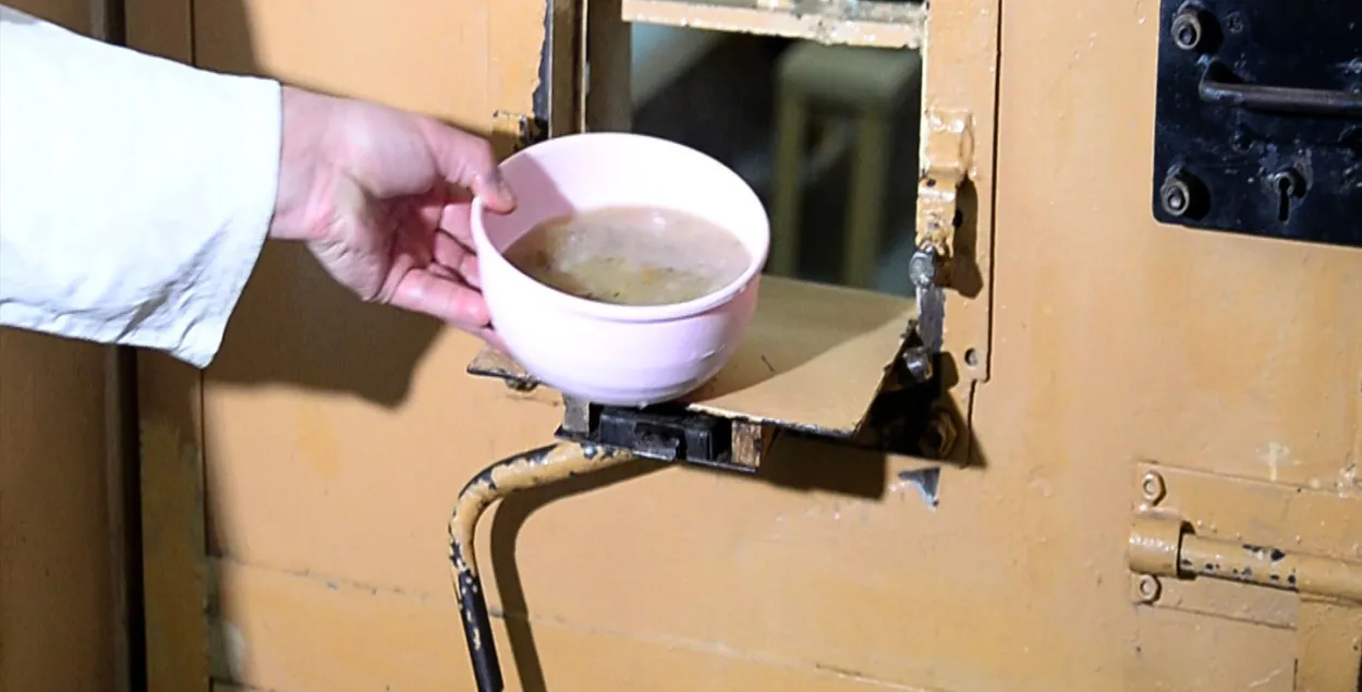 Food rations in the Žodzina prison No 8. Photo: TUT.by