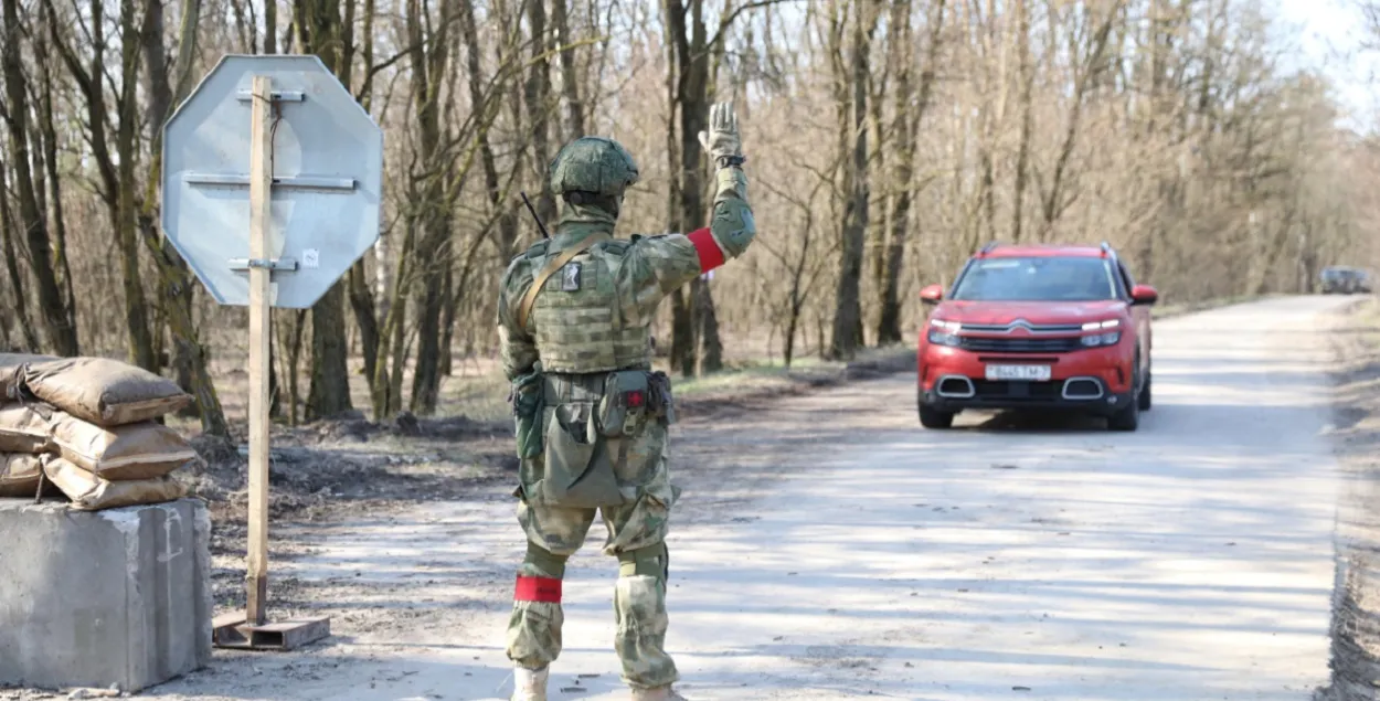 Блокпост на поўдні Беларусі / sb.by
