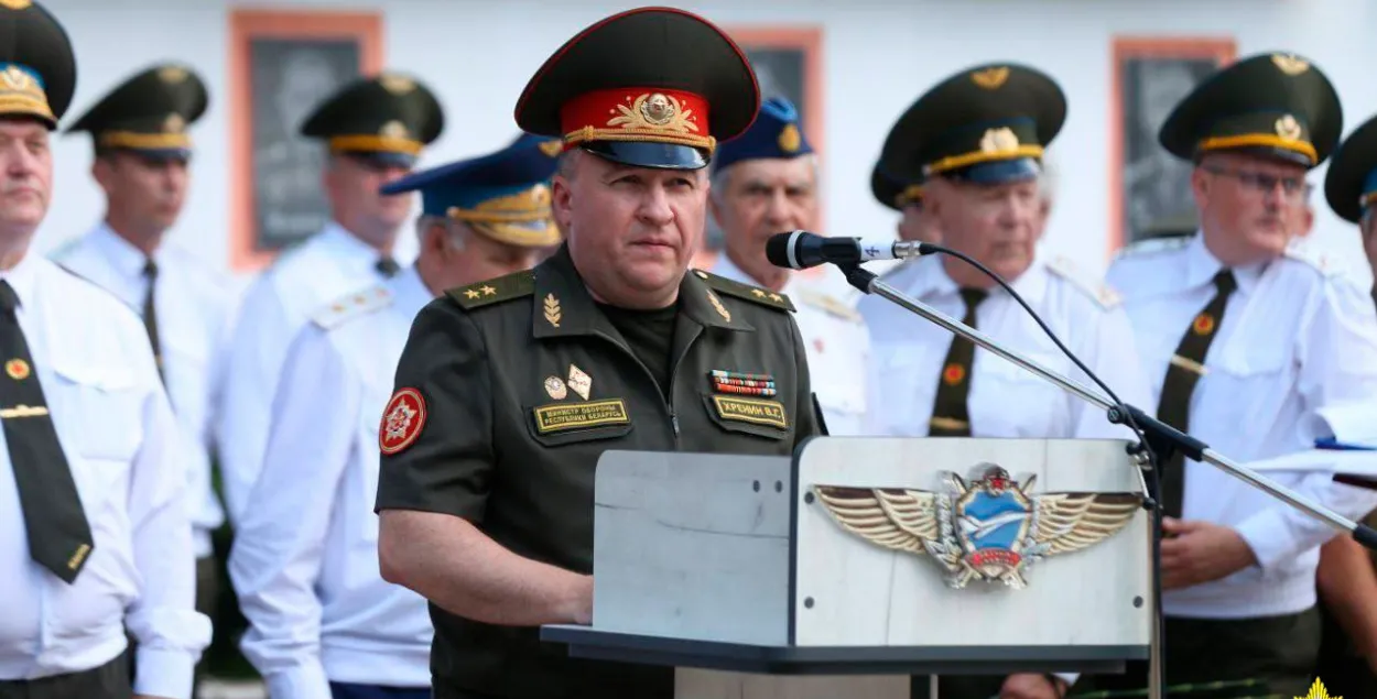 Міністр абароны Віктар Хрэнін / "Ваяр"