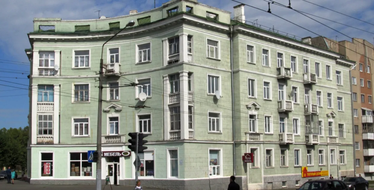 Дом в Могилеве, где жил Борис Моисеев