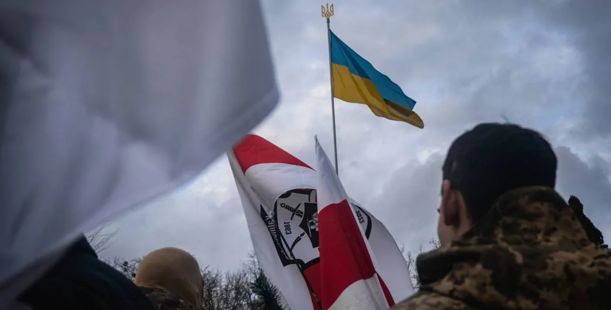 Белорусские добровольцы в Украине, фото иллюстративное
