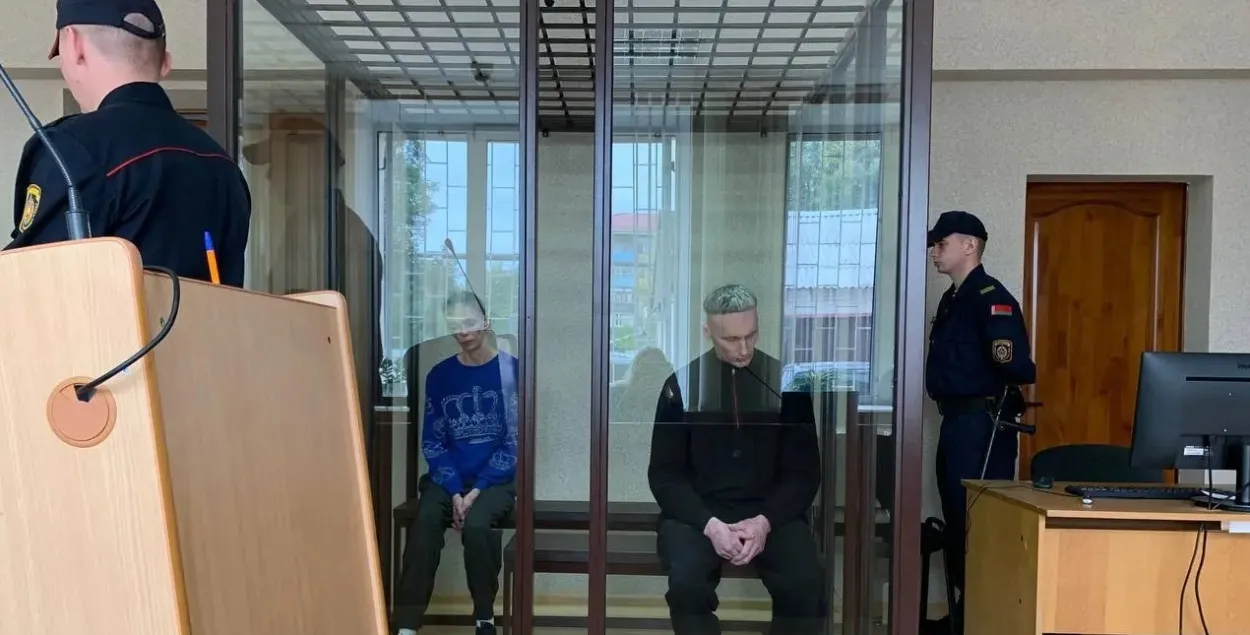 Анастасія і Аляксандр Таратуты на судзе