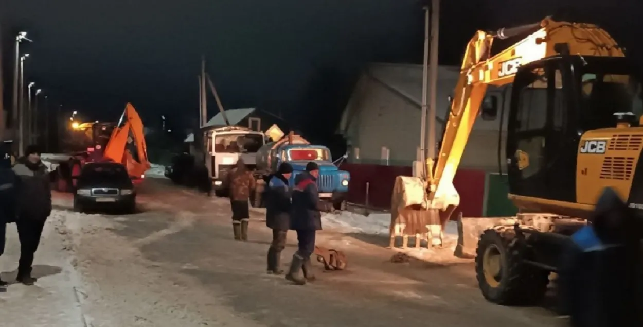 Ліквідацыя аварыі ў Беразіно