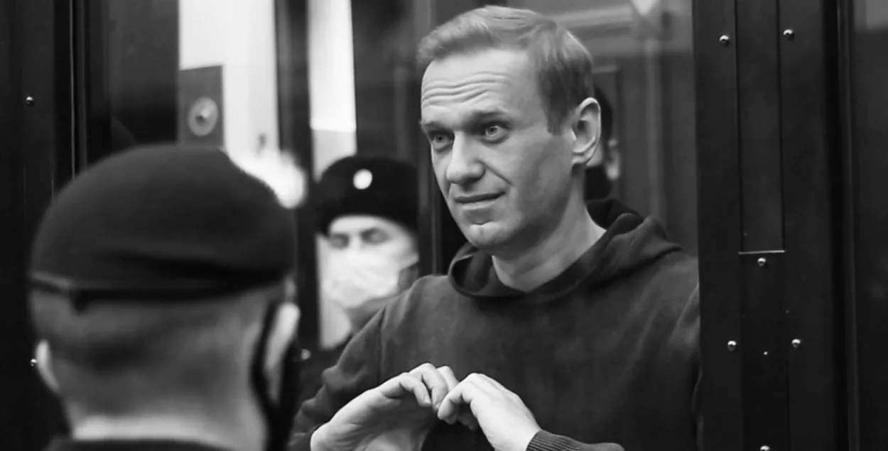 Аляксей Навальны ў маскоўскім гарсудзе

