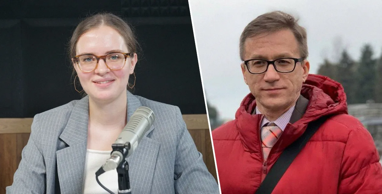 Юльяна Шаметавец і Раман Кісляк / калаж Еўрарадыё
