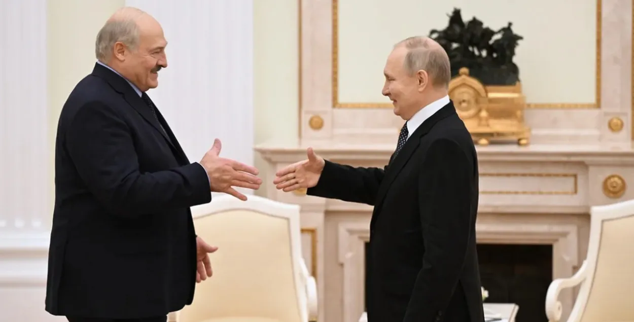 Аляксандр Лукашэнка і Уладзімір Пуцін
