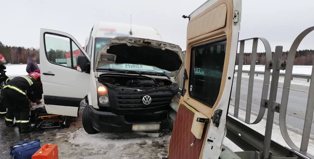 Аварыя з маршруткай
