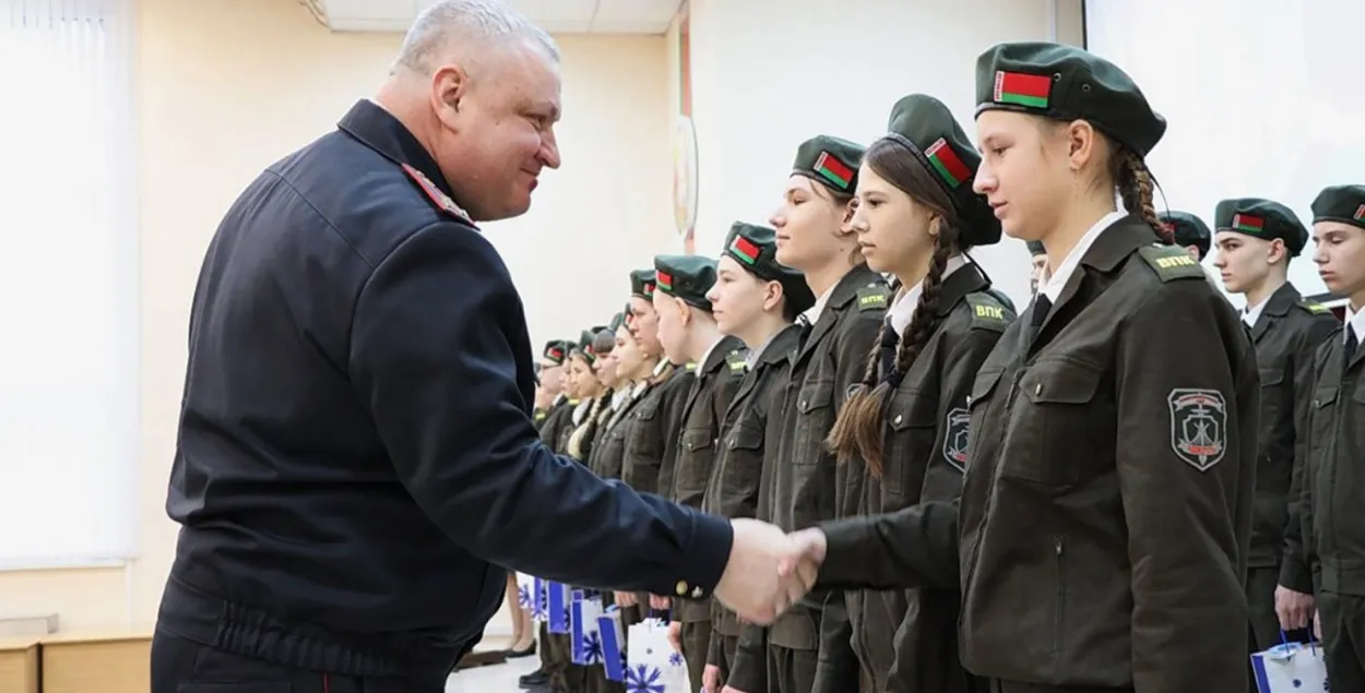 "Military-patriotic clubs" are created with the participation of the police / t.me/pressmvd/
