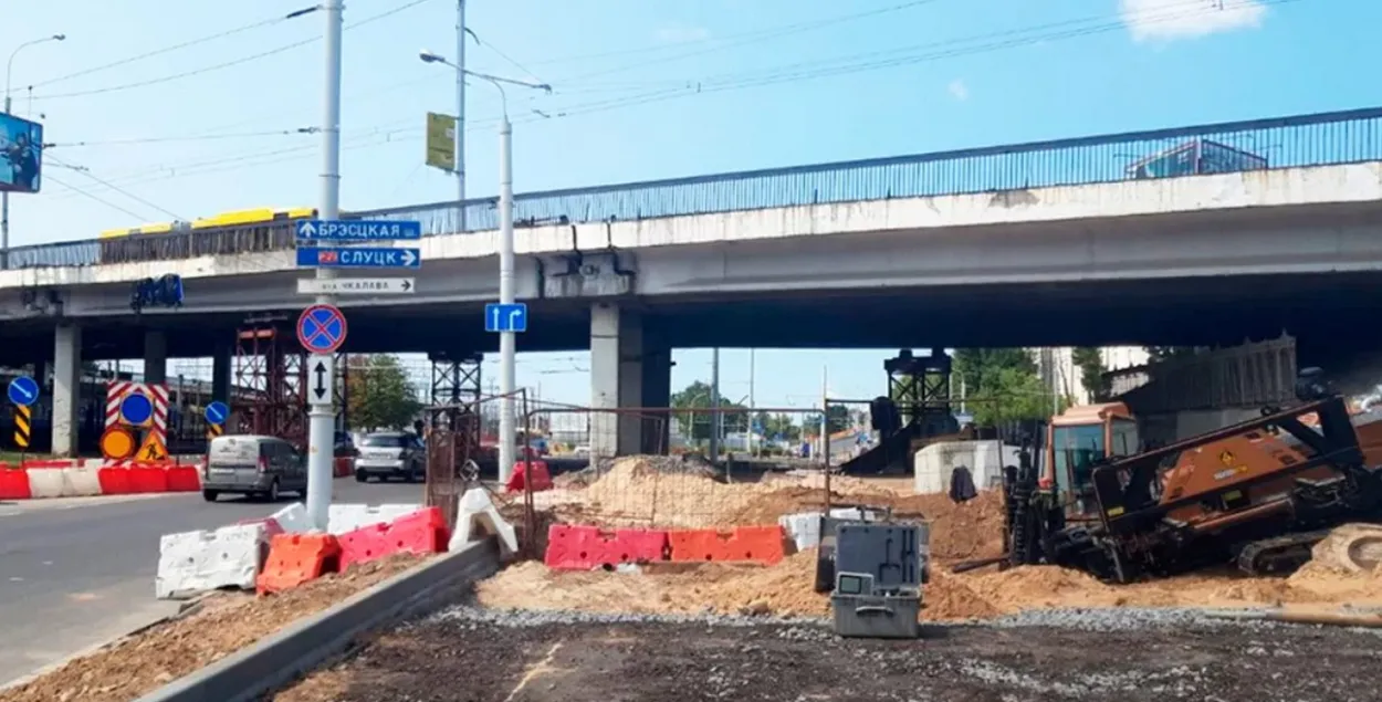 Путепровод в районе улиц Чкалова и Московская&nbsp;
