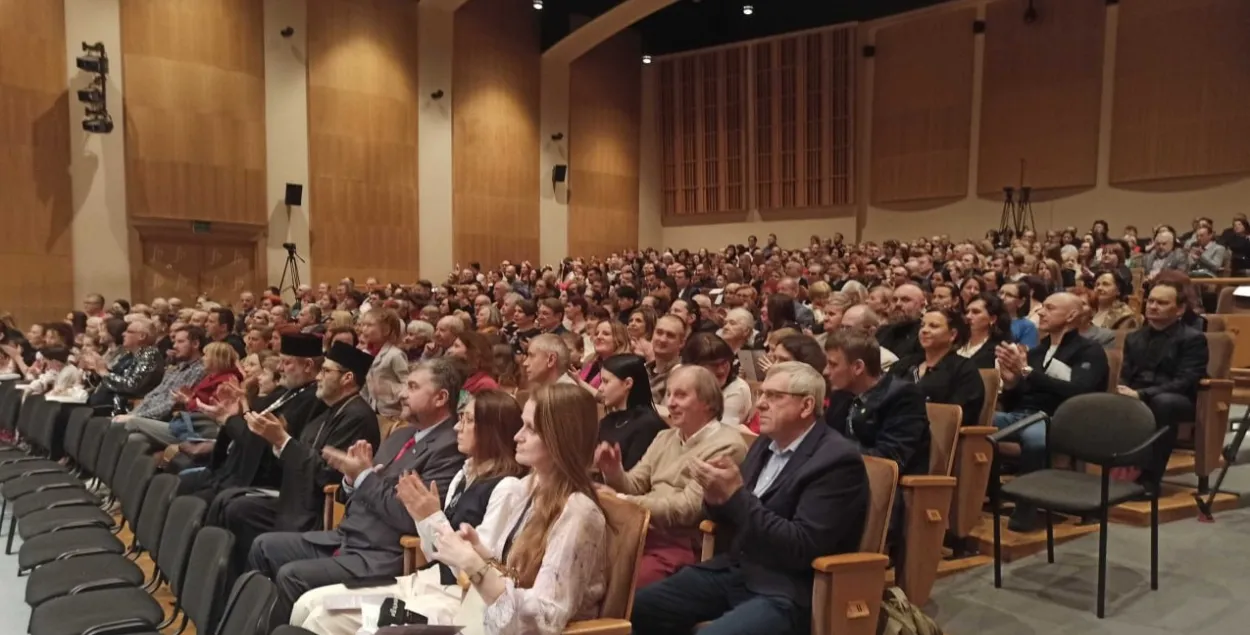 На праздничном концерте в Белостоке
