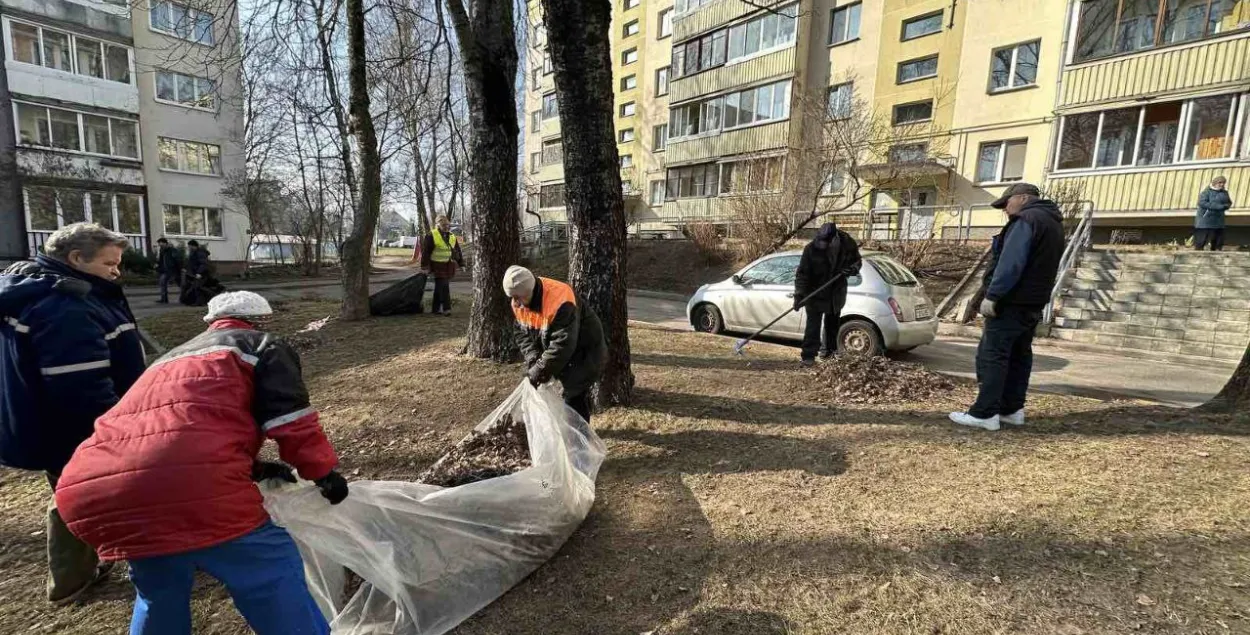 Минск в марте
