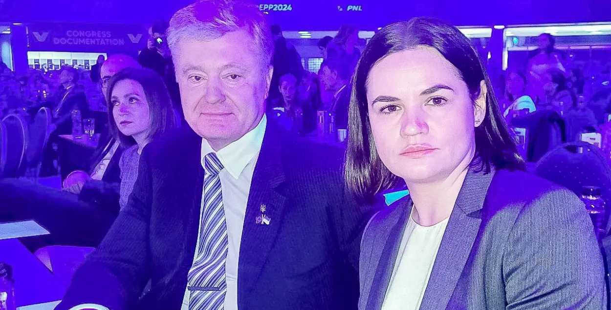 Пётр Парашэнка і Святлана Ціханоўская
