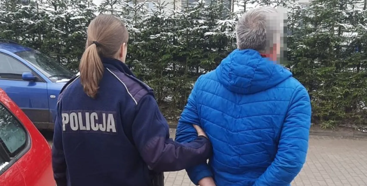Затрыманы ў Гданьску беларус
