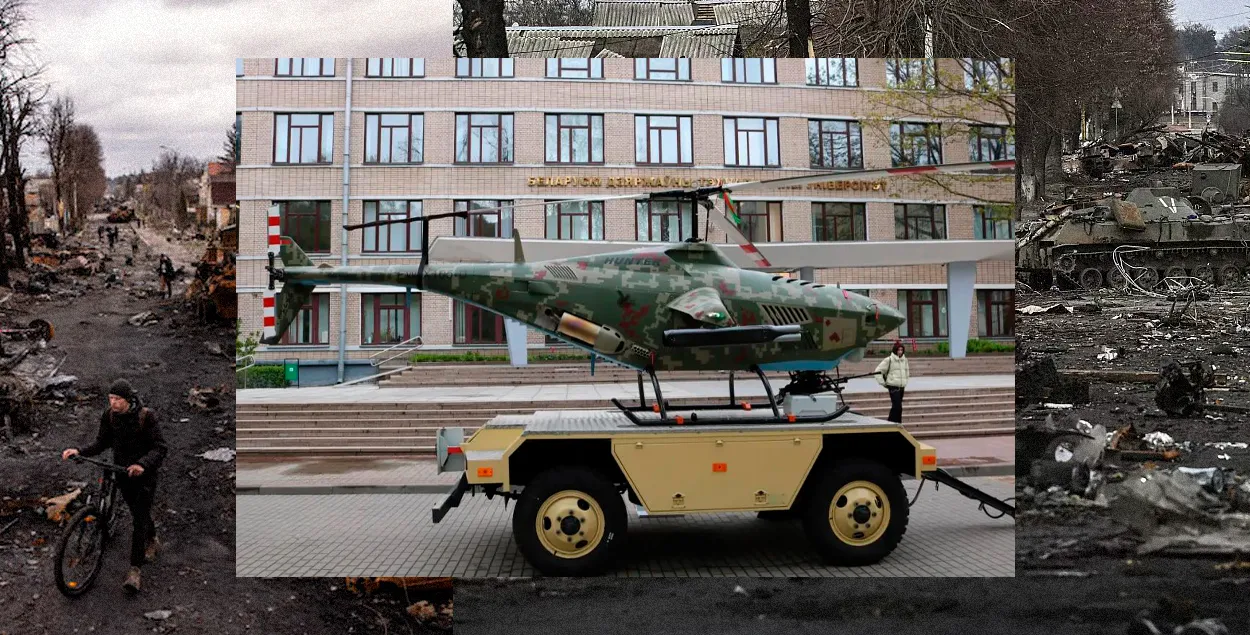 Minuses of the "defense industry" / @rubanau_collage
