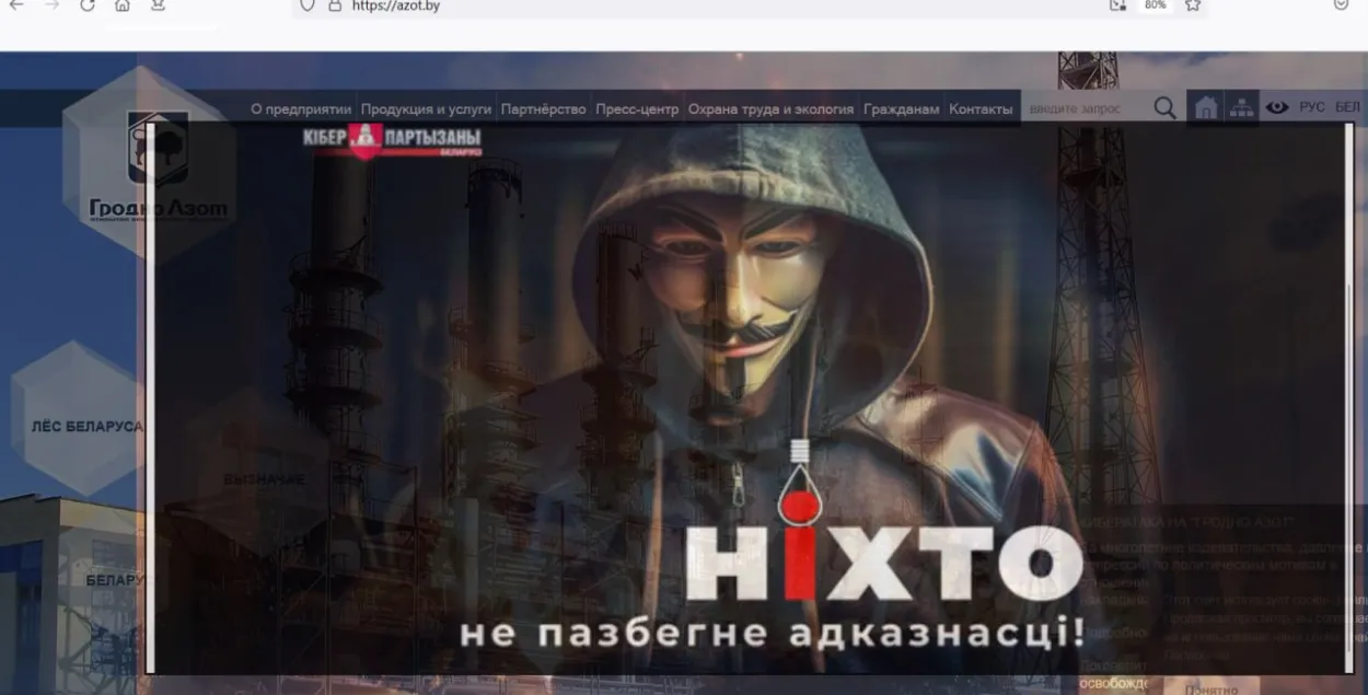 Кіберпартызаны падкрэсліваюць, што "працавалі акуратна і задзейнічалі толькі малую частку... магчымасцяў"
