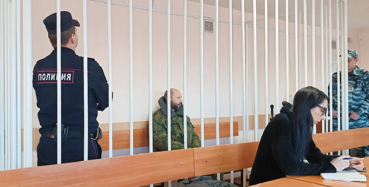 Сергей Еремеев в суде в Омске, декабрь 2023 года
