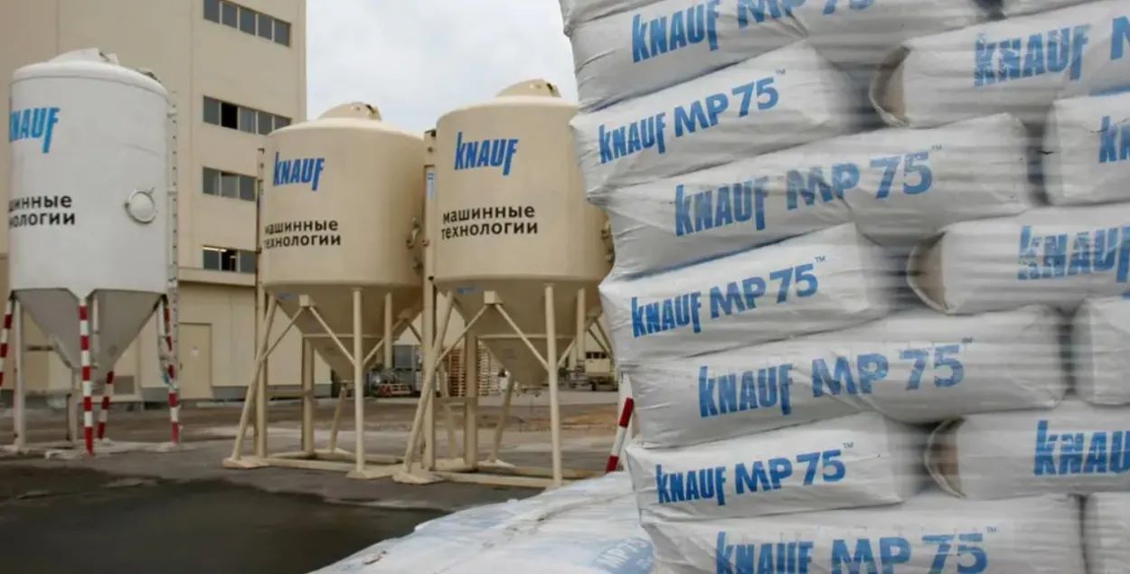 Мяшкі з цэментам Knauf ў Санкт-Пецярбургу
